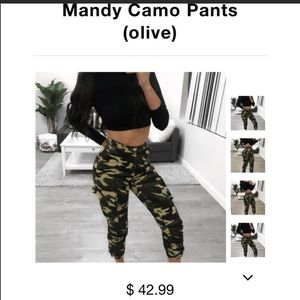 Camo pants NEW